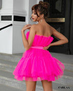 Robe de soirée bouffante