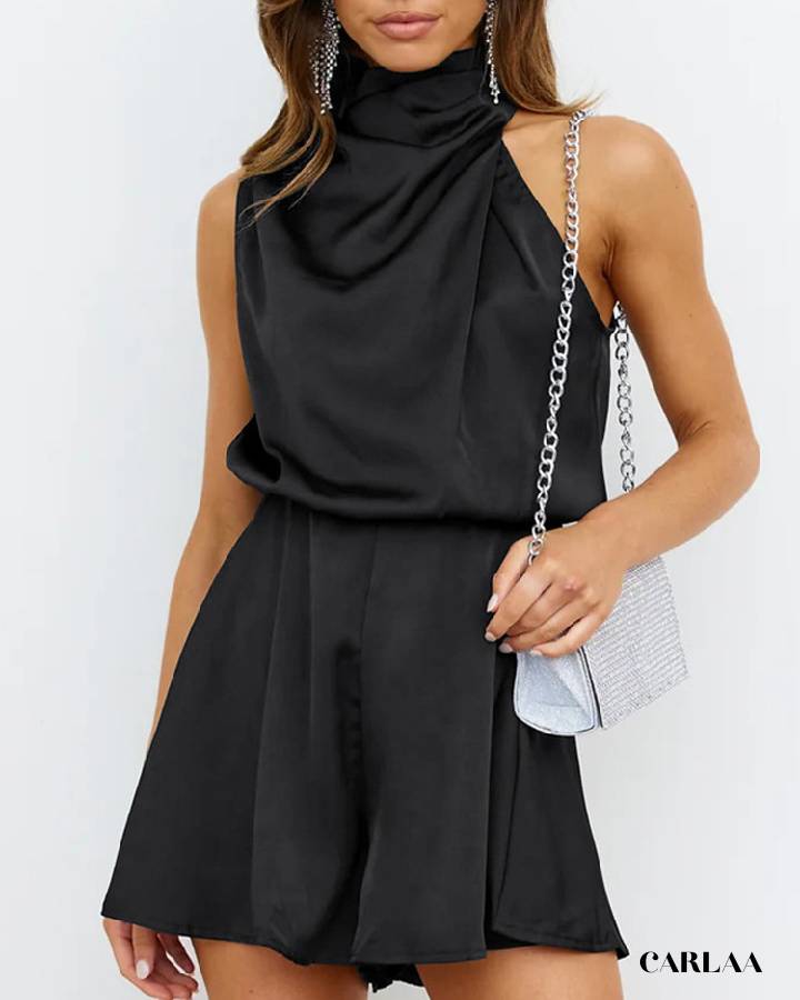 Combishort elegante noire