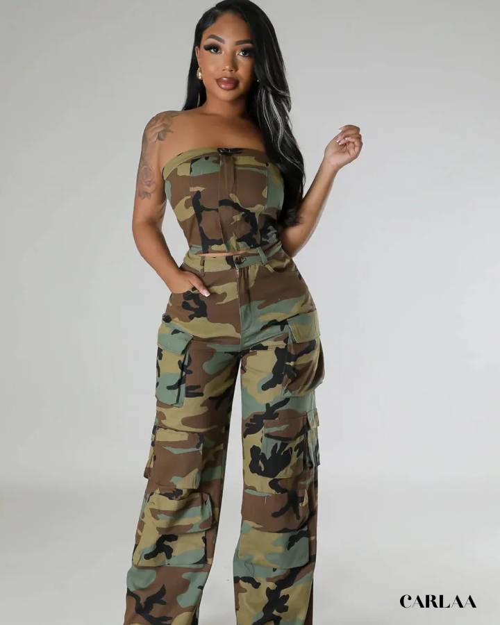 Combinaison Camouflage Femme
