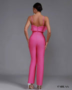 Fuchsia jumpsuit