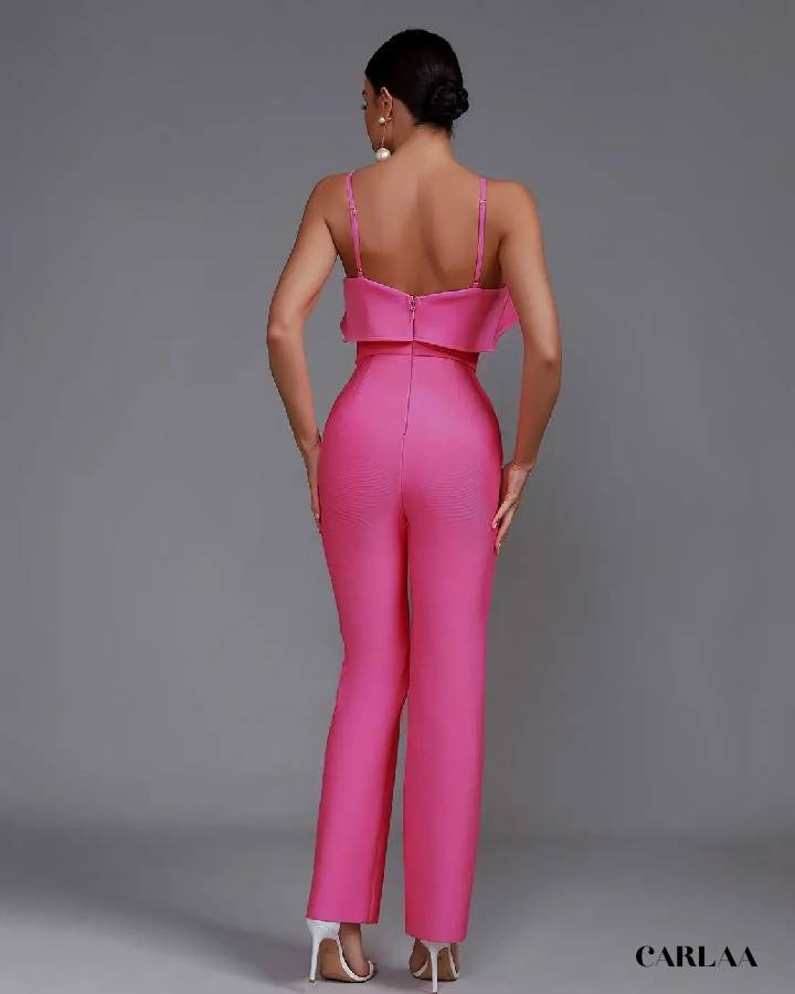 Fuchsia jumpsuit
