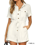Women's short-sleeve romper