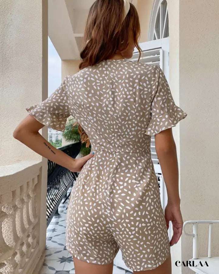 Combishort femme à Pois Bohème