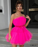 Robe de soirée bouffante
