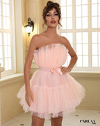 Robe de soirée bouffante