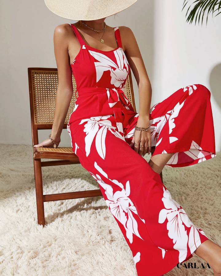 Combinaison Fleurie Femme