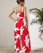 Combinaison Fleurie Femme