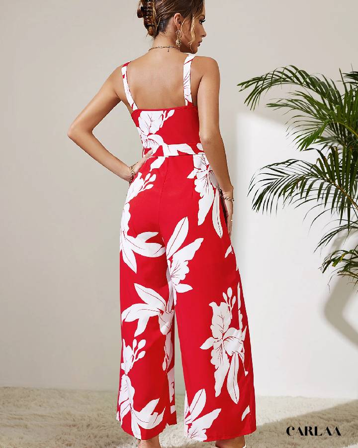 Combinaison Fleurie Femme