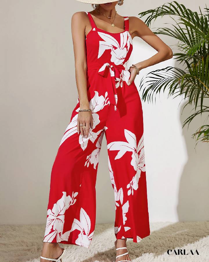 Combinaison Fleurie Femme
