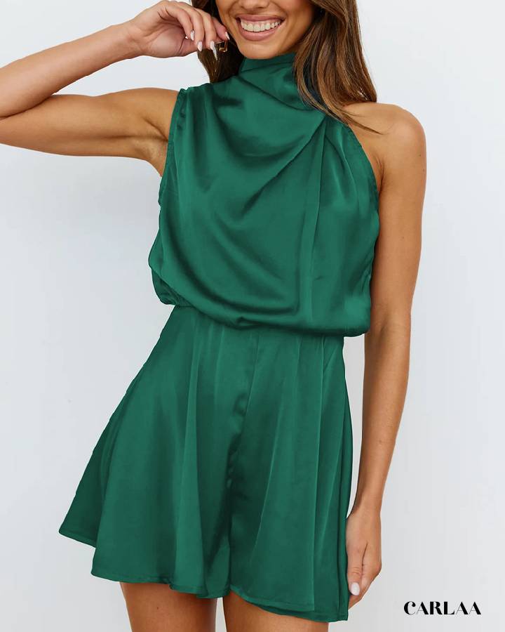 Combishort elegante verte