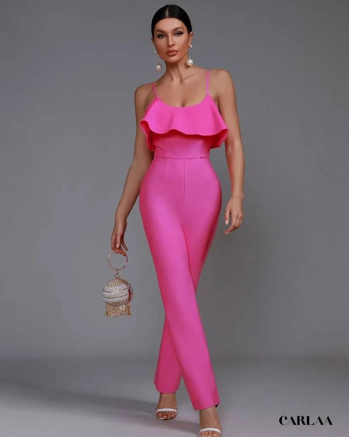 Fuchsia jumpsuit