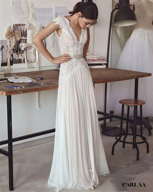 Robe de Mariage Bohème Dentelle