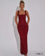 Women's sequin Christmas dress