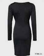 Robe nouvel an noir paillette