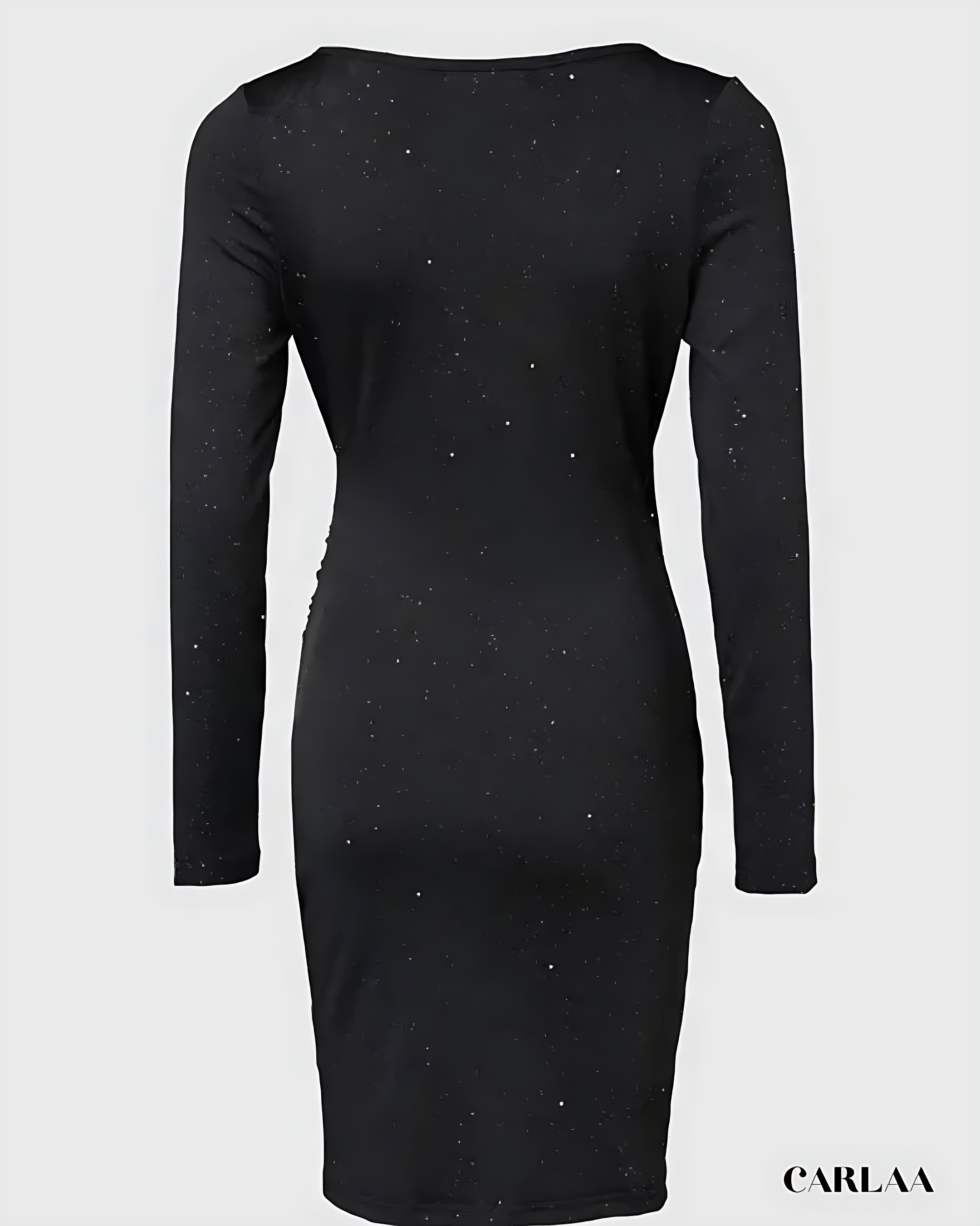 Robe nouvel an noir paillette