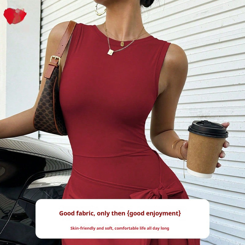 Open-back yoga dress – Streamlined elegance