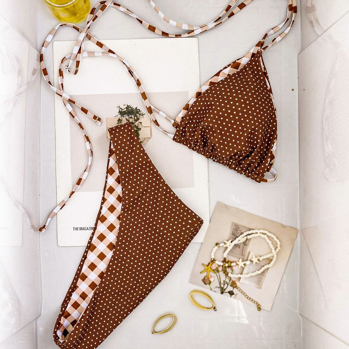 Aria — Polka Dot Two-Piece Bikini