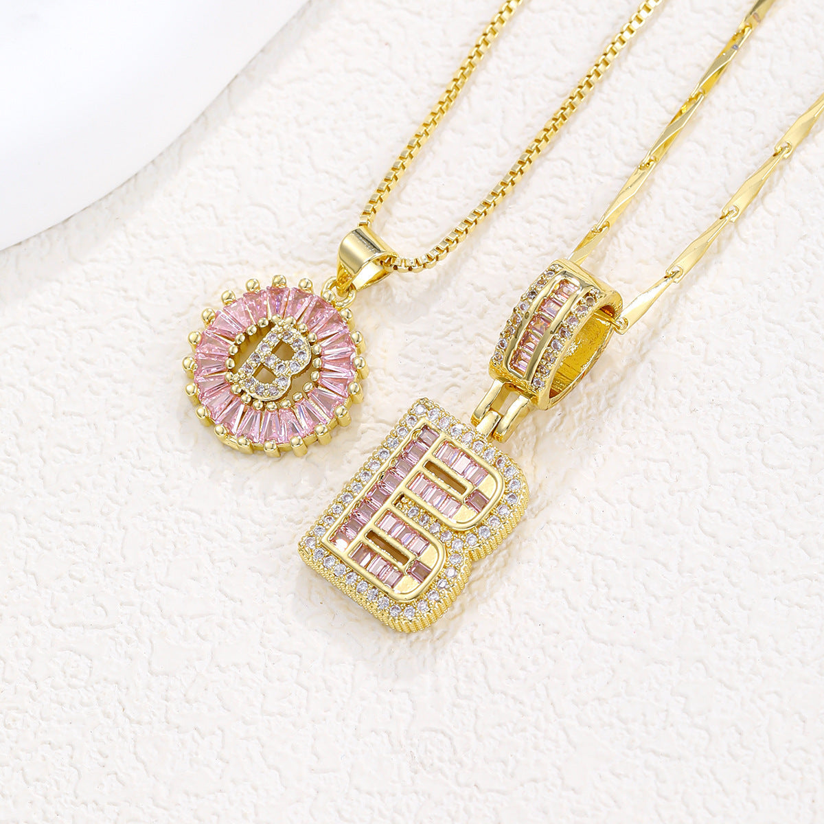 Collier pendentif lettre de l'alphabet - Chic&Shines