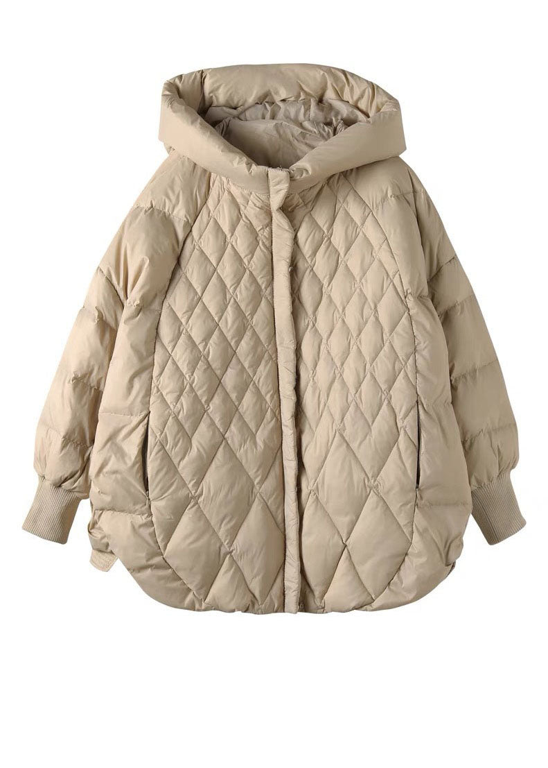 Veste zippée à capuche en duvet de canard pour dames - spéciale hiver