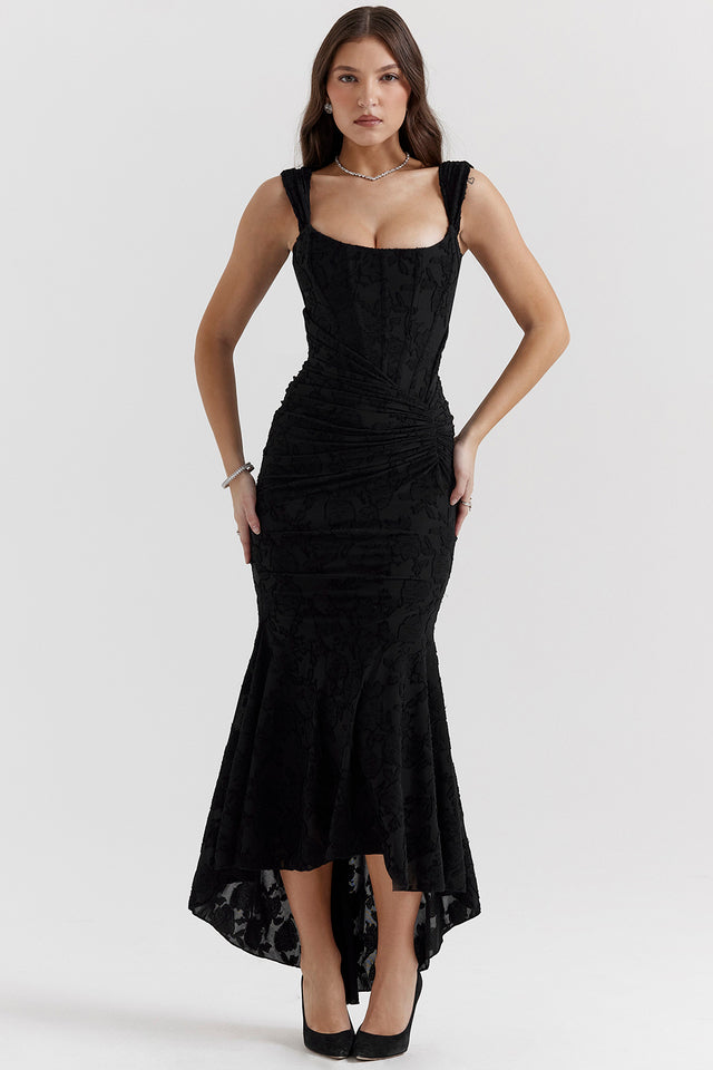 Robe de soirée Catalina pour femme – Robe élégante en dentelle pour occasions spéciales