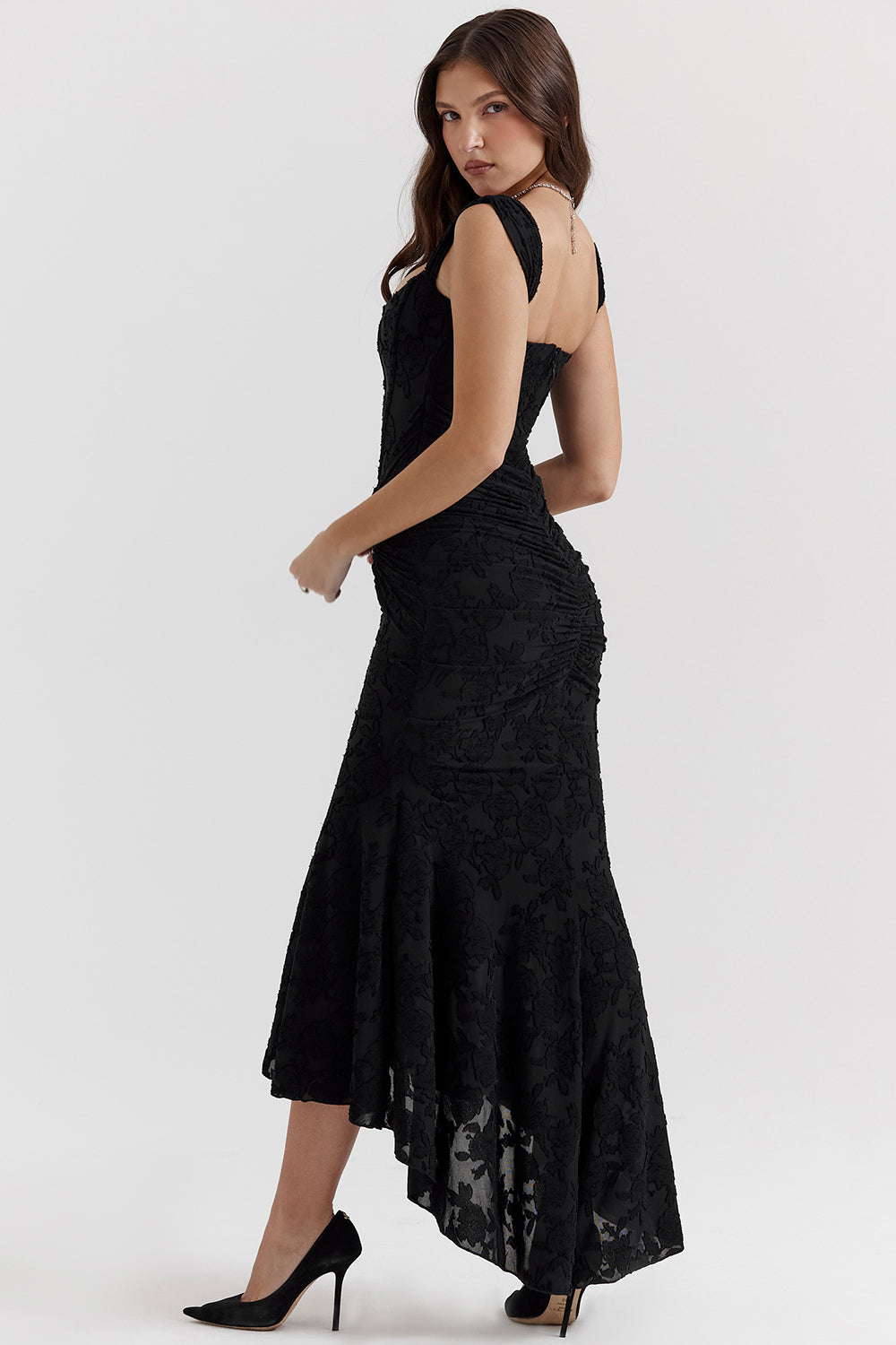 Robe de soirée Catalina pour femme – Robe élégante en dentelle pour occasions spéciales
