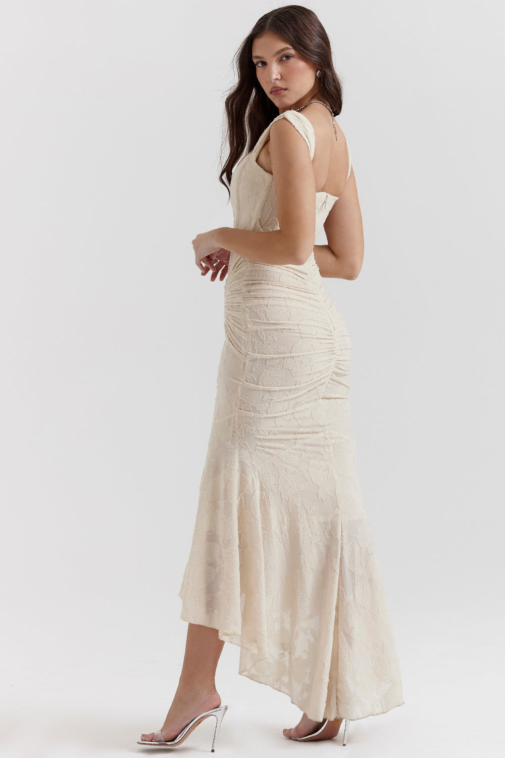 Robe de soirée Catalina pour femme – Robe élégante en dentelle pour occasions spéciales