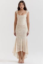 Robe de soirée Catalina pour femme – Robe élégante en dentelle pour occasions spéciales