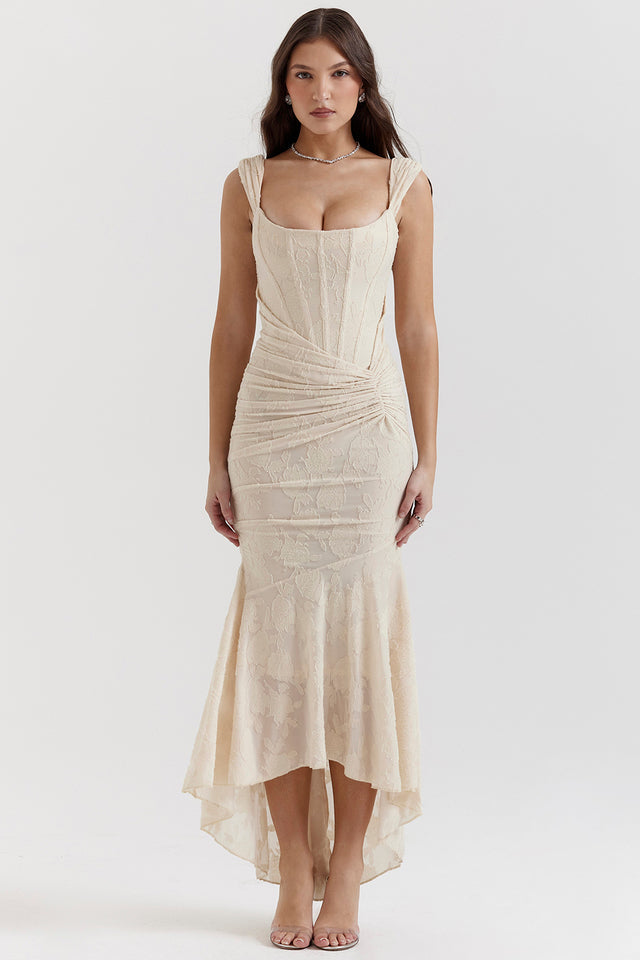 Robe de soirée Catalina pour femme – Robe élégante en dentelle pour occasions spéciales