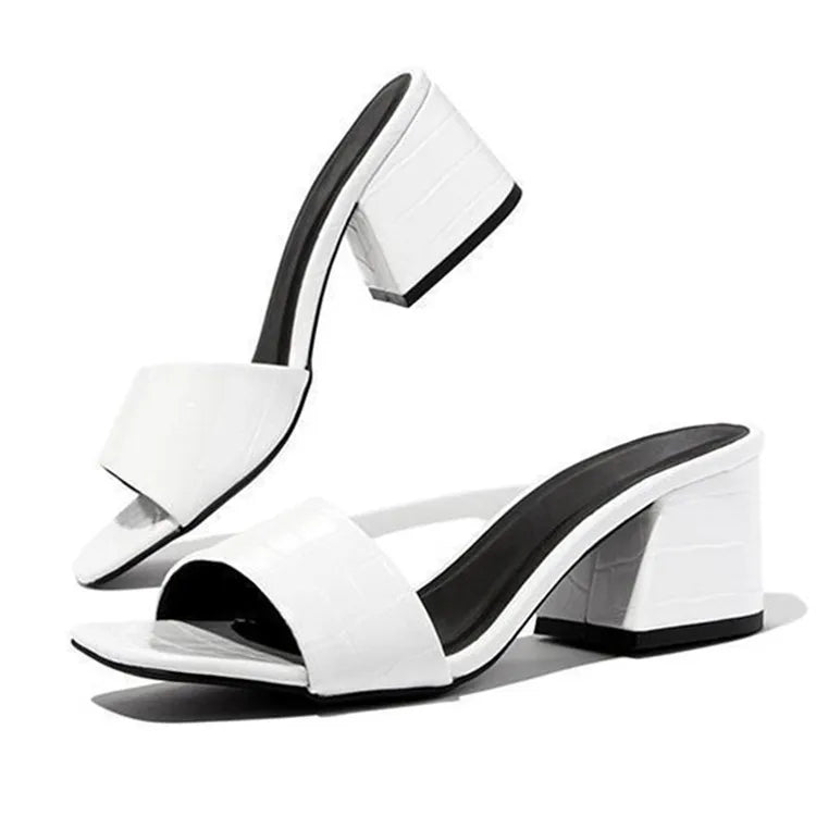Sandale A Talons Carré - Chic&Shines