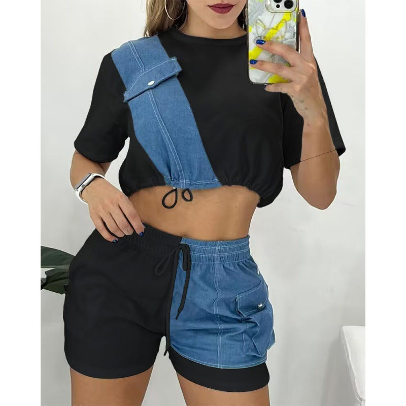 Ensemble haut court manches courtes et short - Chic&Shines
