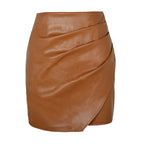 Jupe courte irrégulière taille haute - Chic&Shines