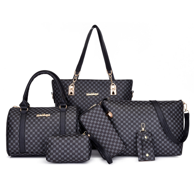 Ensemble 6 pièces assortie de Sac À Bandoulière et Portefeuille