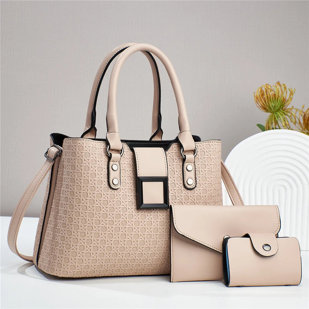 Sac À Main Trois Pièces Rhombique - Chic&Shines