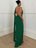Robe Longue Fendue Une Épaule - Chic&Shines