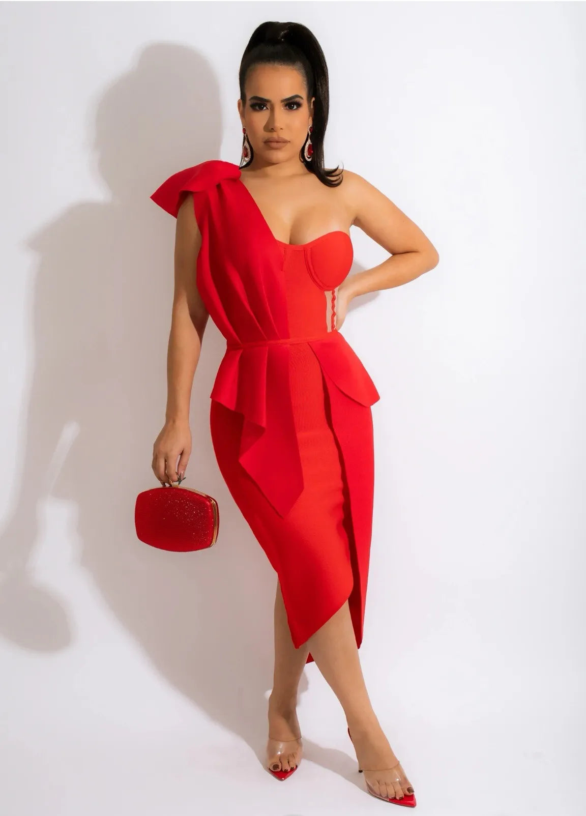 Robe courte épaules dénudées - Chic&Shines