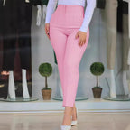 Pantalon taille haute moulant Slim-Fit - Chic&Shines