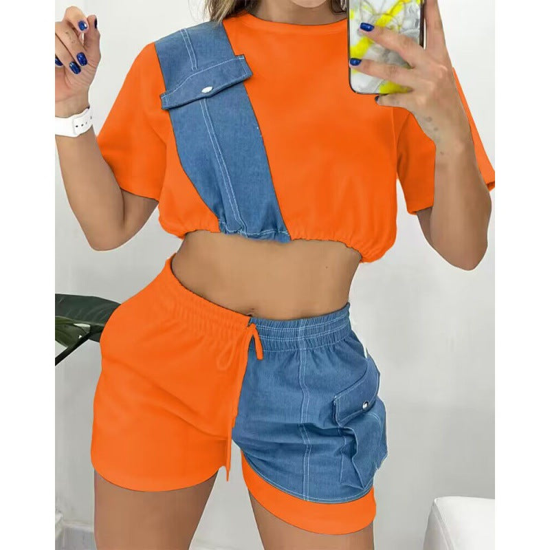 Ensemble haut court manches courtes et short - Chic&Shines