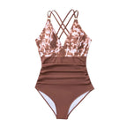 Maillot De Bain Une Pièce Imprimé Tie Dye - Chic&Shines