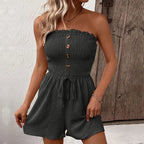 Combinaison short bustier plissée - Chic&Shines