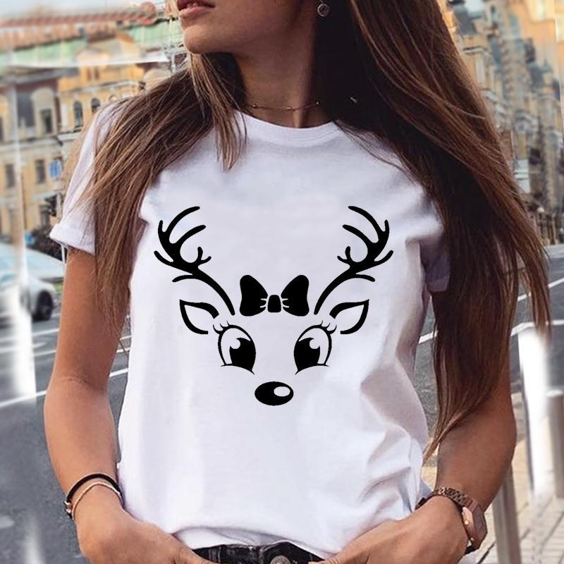 T-shirt à manches courtes motif noël - Chic&Shines