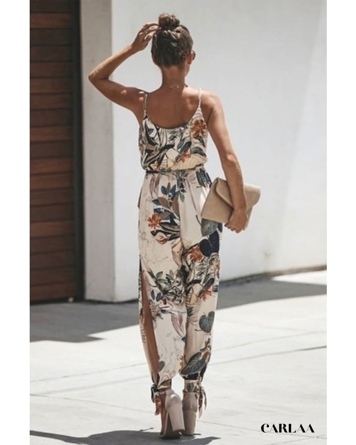 Combi Pantalon Femme Imprimé Floral