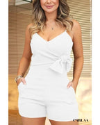 Combi Short Femme Fashionista blanc