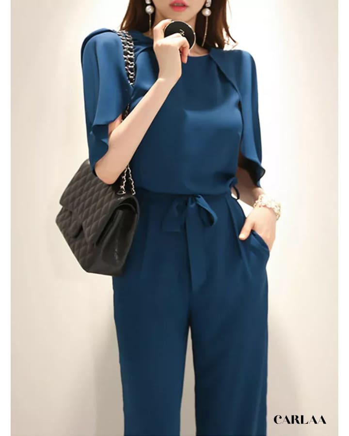 combinaison-soirée-femme-bleu