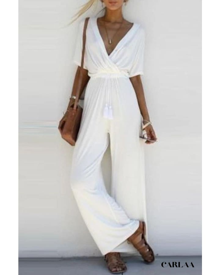 Combinaison Femme Été blanche