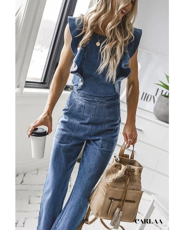 Women's Denim Jumpsuit