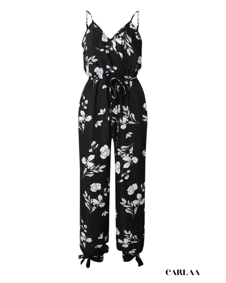 Women's Casual Floral Jumpsuit