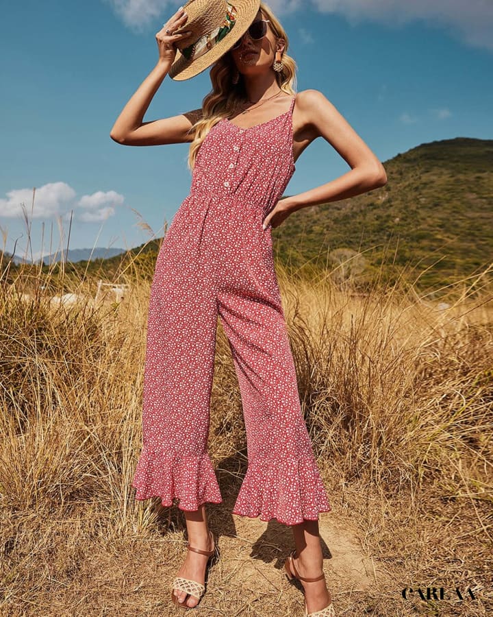 Women's Flowy Summer Jumpsuit