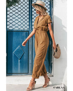 Women's Brown Jumpsuit