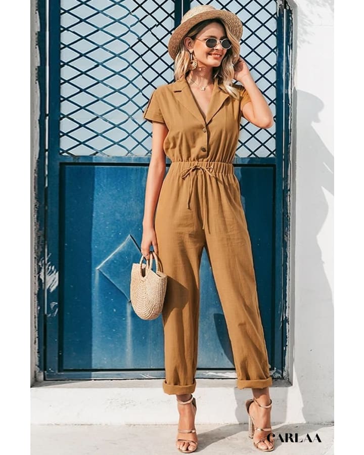 Combinaison Femme Marron