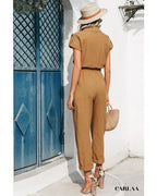 Women's Brown Jumpsuit